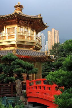 nan lian Bahçe, hong kong kemer Köprüsü.