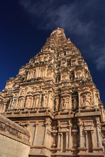 Virupaksha hinduistischer Tempel in Hampi, Indien. — Stockfoto