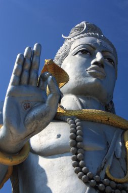Lord shiva heykeli murudeshwar, karnataka, Hindistan.