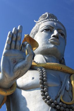 Lord shiva heykeli murudeshwar, karnataka, Hindistan.