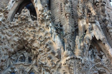 ünlü sagrada familia için Barselona, İspanya.