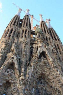 ünlü sagrada familia için Barselona, İspanya.