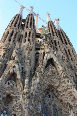 ünlü sagrada familia için Barselona, İspanya.