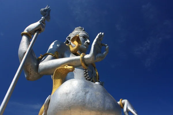 Heer shiva standbeeld in murudeshwar, karnataka, india. — Stockfoto