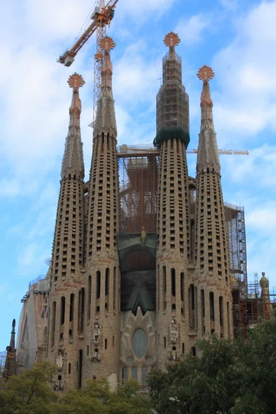 ünlü sagrada familia için Barselona, İspanya.