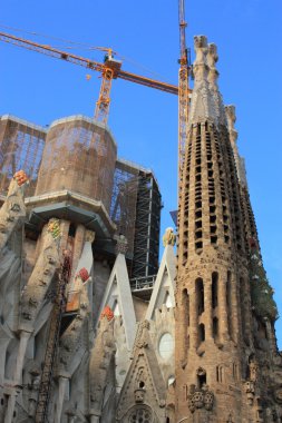 ünlü sagrada familia için Barselona, İspanya.