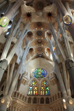 ünlü sagrada familia için Barselona, İspanya.