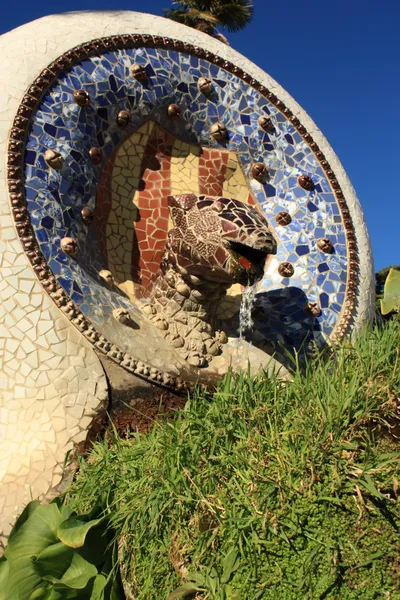 Park guell in barcelona, Catalonië, Spanje. — Stockfoto