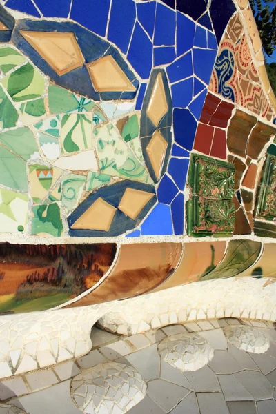 Park guell in barcelona, katalonien, spanien. — Stockfoto