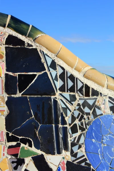 Park Guell em Barcelona, Catalunha, Espanha . — Fotografia de Stock