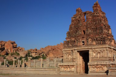 vittala (vitthala) tapınak hampi, karnataka eyalet, Hindistan.