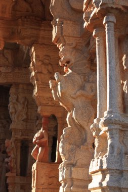 vittala (vitthala) tapınak hampi, karnataka eyalet, Hindistan.