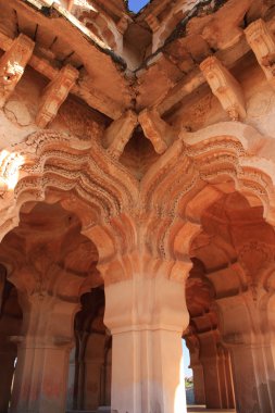 hampi, Hindistan'ın Lotus mahal.