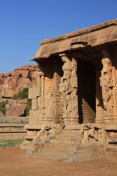 Vittala (vitthala) templet i hampi, karnataka state, Indien. — Stockfoto