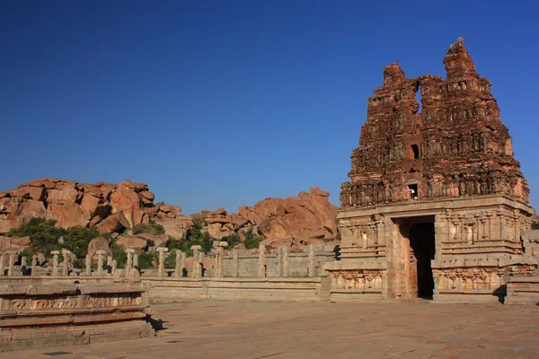 Templo de Vittala (Vitthala) em Hampi, Karnataka, Índia . — Fotografia de Stock