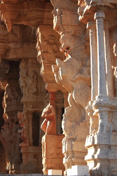 Vittala (Vitthala) Templo en Hampi, estado de Karnataka, India . — Foto de Stock