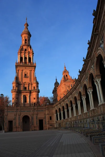 Plaza de Espana in Sevilla, Spanje. — Stockfoto