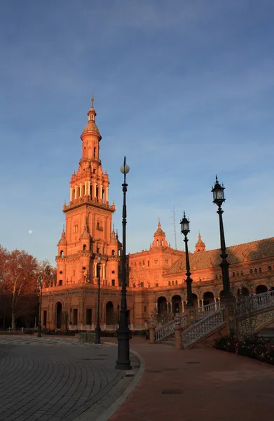 Plaza de Espana em Sevilha, Espanha. — Fotografia de Stock