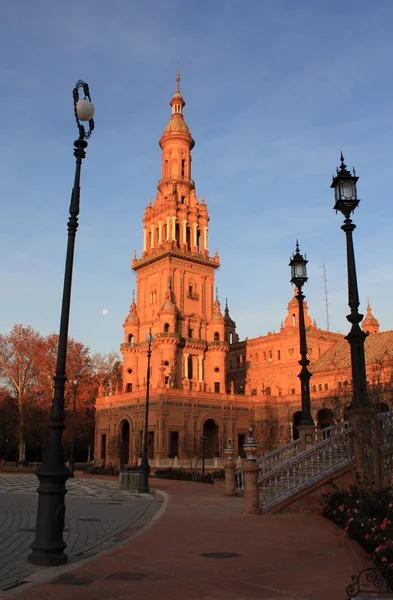 Plaza de Espana w Sewilli, Hiszpania. — Zdjęcie stockowe