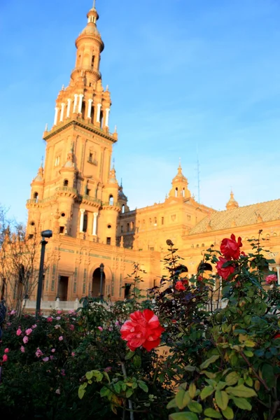 Plaza de Espana w Sewilli, Hiszpania. — Zdjęcie stockowe