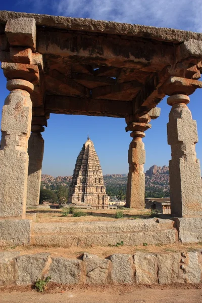 Temple hindou Virupaksha à Hampi, Inde . — Photo