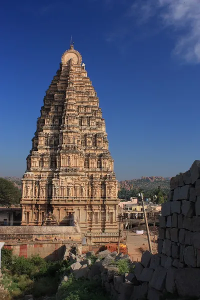 Індуїстський храм virupaksha у Хампі, Індія. — стокове фото
