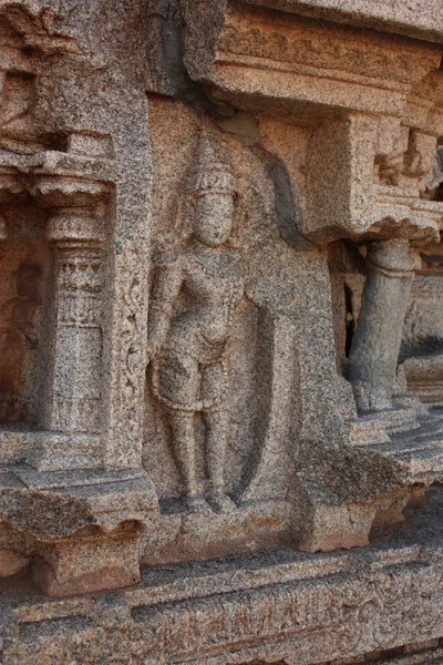 Éva (vitthala) templom, hampi, karnataka állam, india. — Stock Fotó