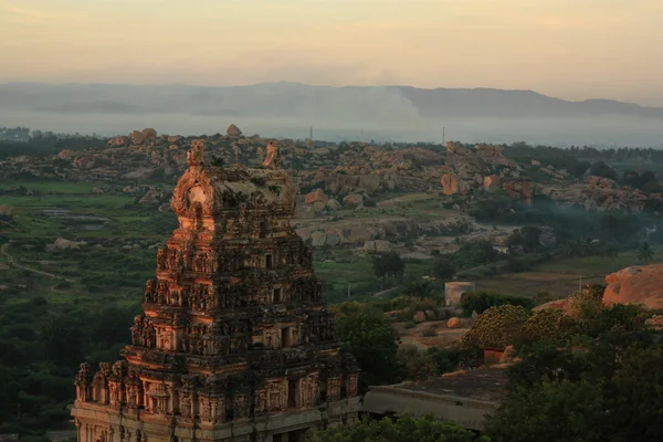 Templo dos Macacos (Templo Hanuman) em Hampi, Índia . — Fotografia de Stock