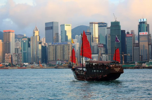 Hongkong Skyline – stockfoto