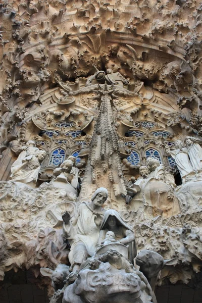 Sagrada Familia, Barcelona, Španělsko. — Stock fotografie