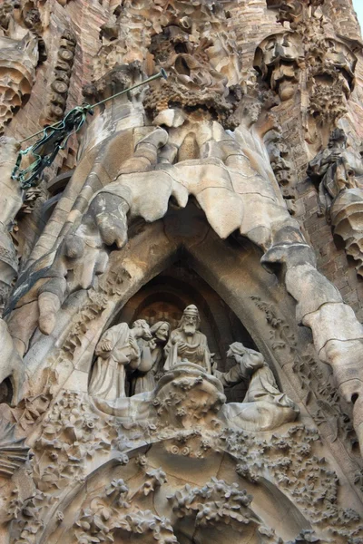 Sagrada família em Barcelona, Espanha. — Fotografia de Stock