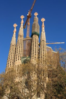 Sagrada Familia Barselona, İspanya.