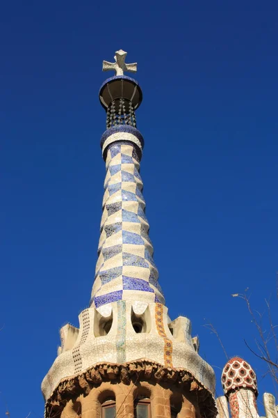 Park Guell w Barcelonie, Hiszpania. — Zdjęcie stockowe