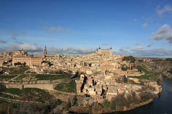 Toledo stad, voormalig hoofdstad van Spanje. — Stockfoto