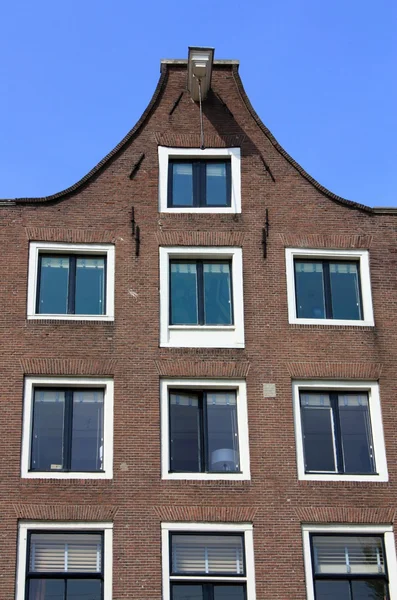 Amsterdam canal houses — Stock Photo, Image