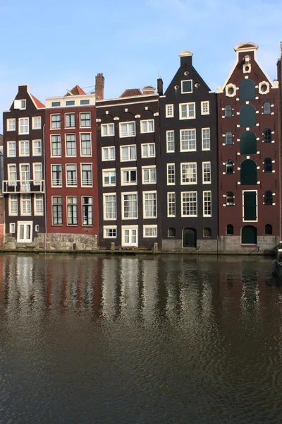 Amsterdam-Kanalhäuser — Stockfoto