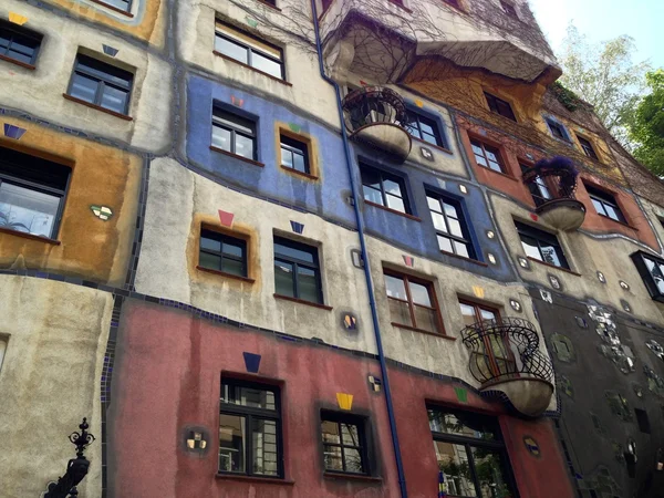 Hundertwasser Ház — Stock Fotó