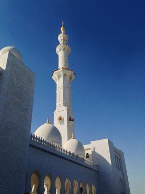 Abu Dabi 'deki Şeyh Zayed camii.