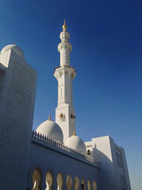 Abu Dabi 'deki Şeyh Zayed camii.