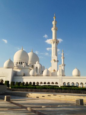 Abu Dabi 'deki Şeyh Zayed camii.