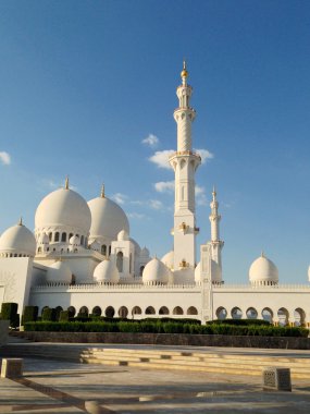Abu Dabi 'deki Şeyh Zayed camii.
