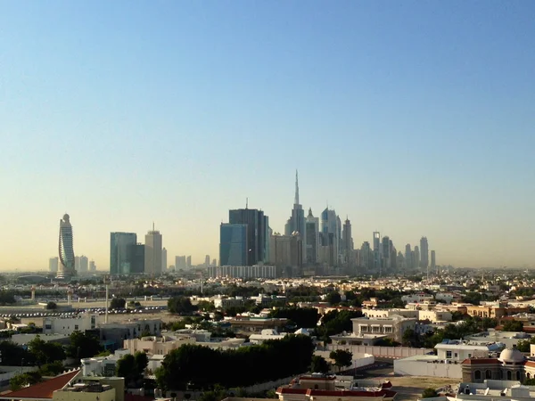 Centrum dzielnicy Dubai, Zjednoczone Emiraty Arabskie — Zdjęcie stockowe