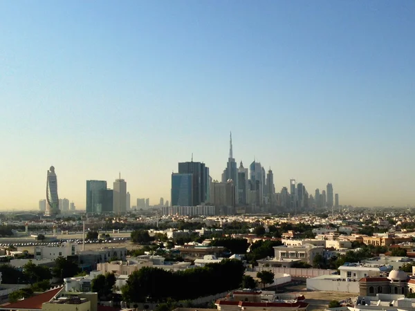 Centrum dzielnicy Dubai, Zjednoczone Emiraty Arabskie — Zdjęcie stockowe