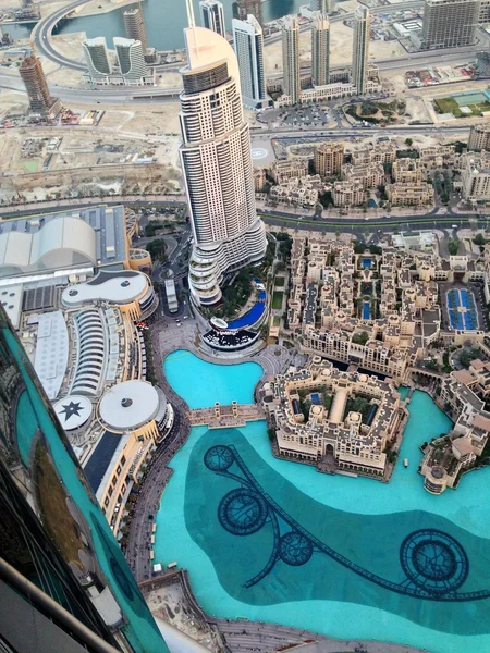 Centrum dzielnicy Dubai, Zjednoczone Emiraty Arabskie — Zdjęcie stockowe