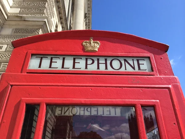 Cabina telefonica rossa di Londra — Foto Stock