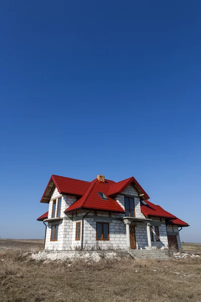 Casa e tetto Immagine Stock