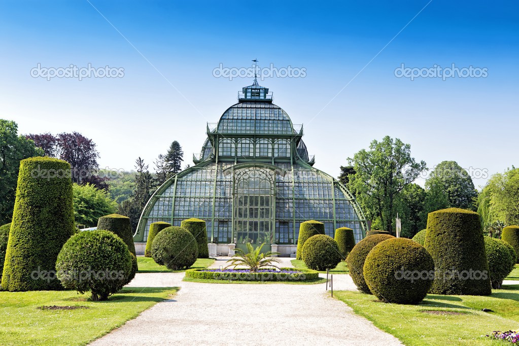 Botanischer Garten in der Nähe von Schloss Schönbrunn in