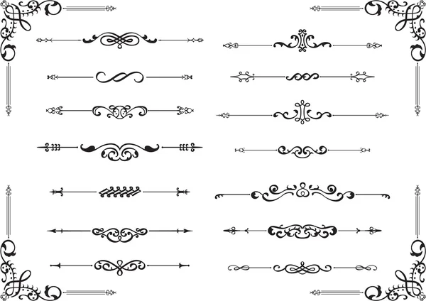 Divide lines — Stock Vector