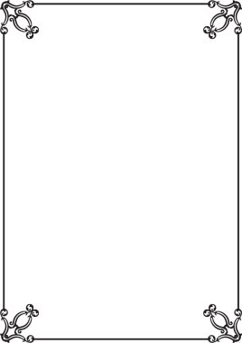 güzel klasik çerçeve