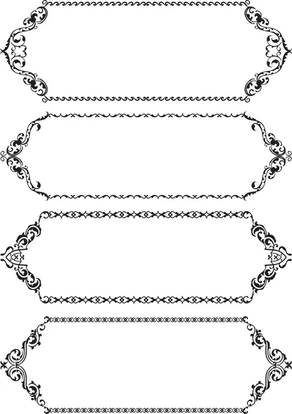 Baroque frame — Stock Vector